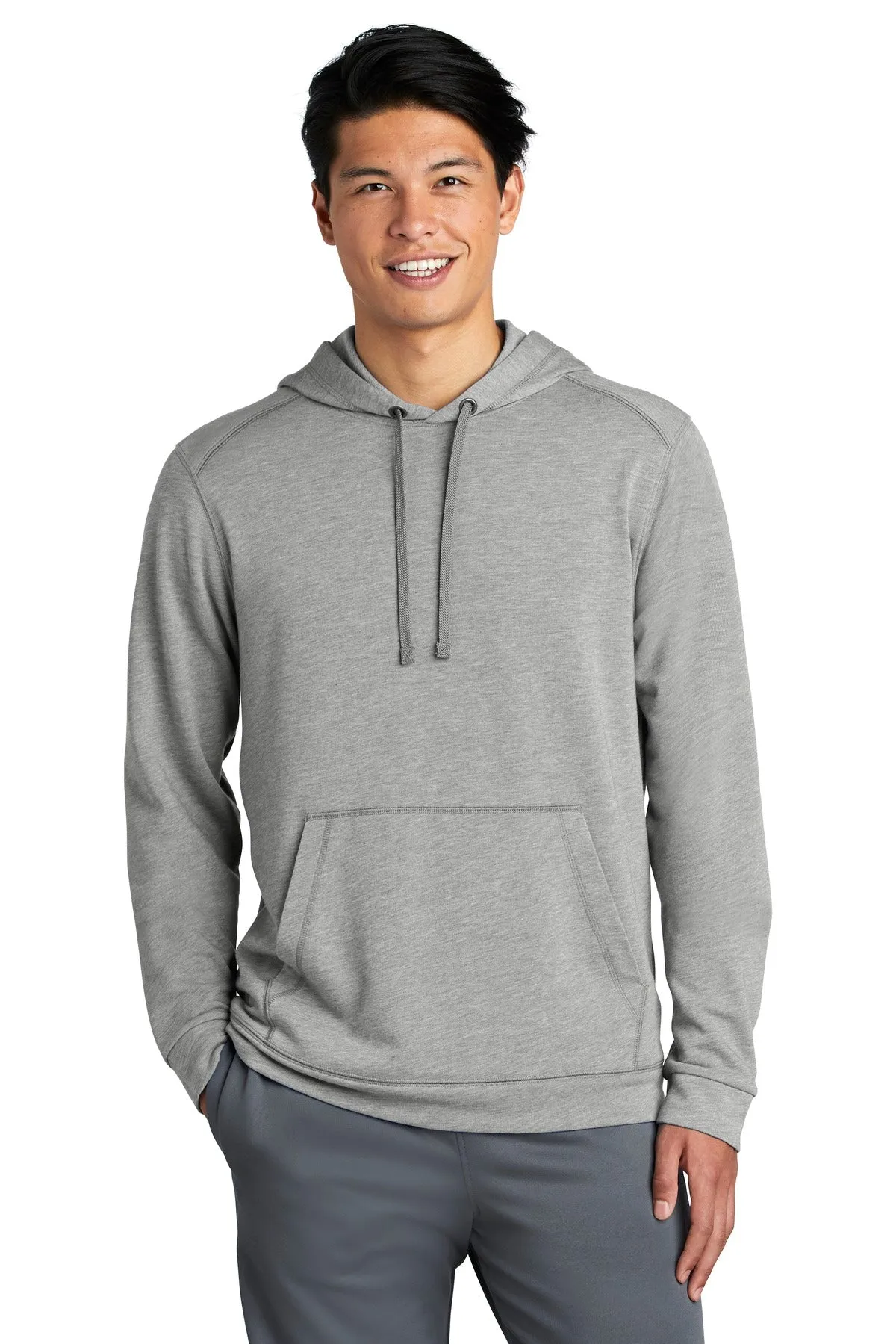 Custom Embroidered - Sport-Tek  PosiCharge  Tri-Blend Wicking Fleece Hooded Pullover. ST296