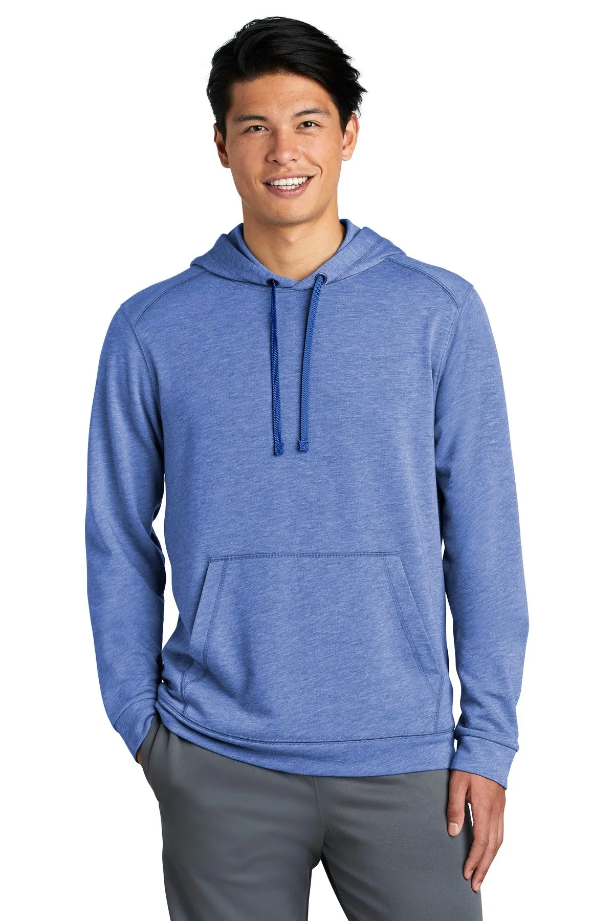 Custom Embroidered - Sport-Tek  PosiCharge  Tri-Blend Wicking Fleece Hooded Pullover. ST296