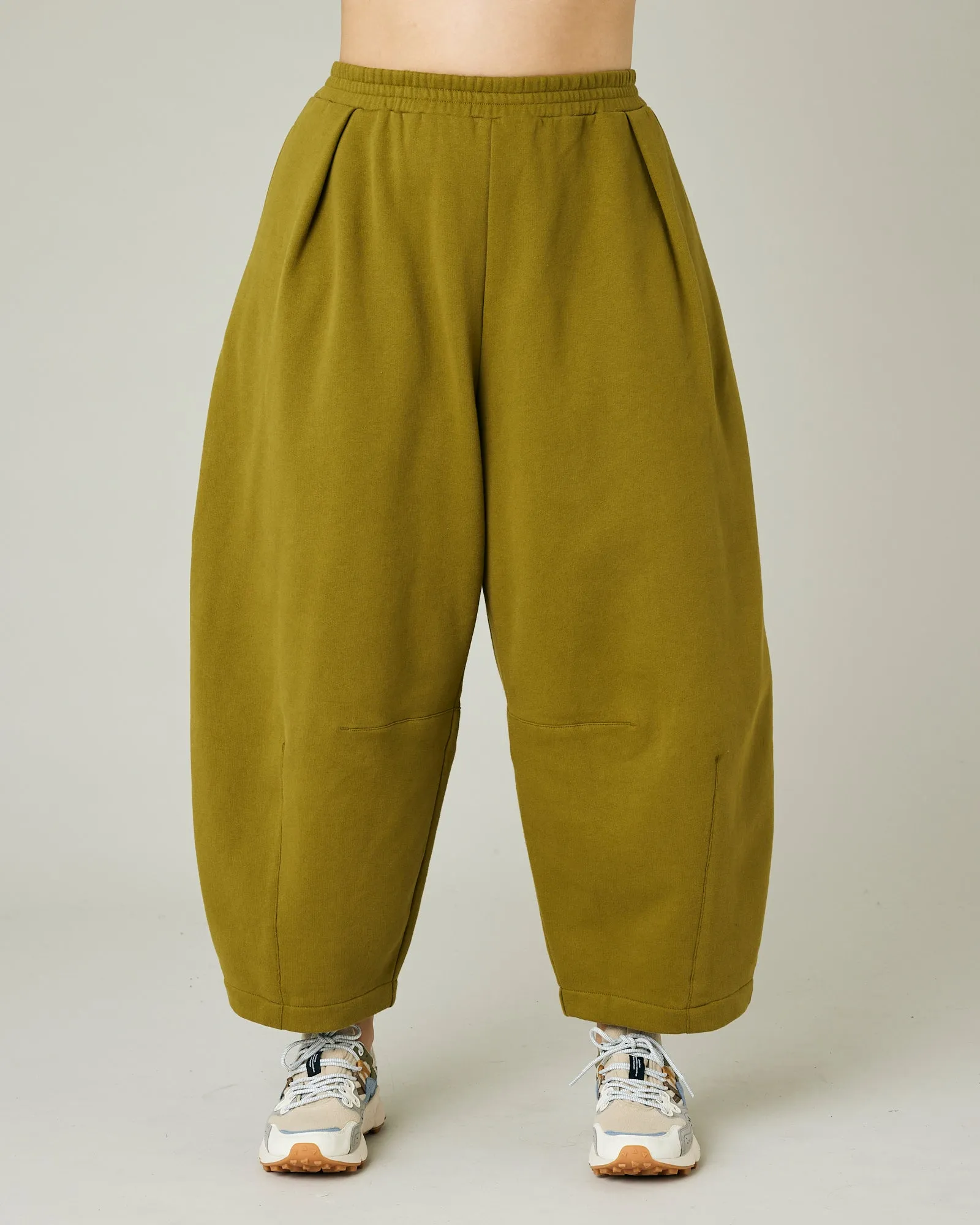 Daisy Golden Olive Organic Cotton Trousers