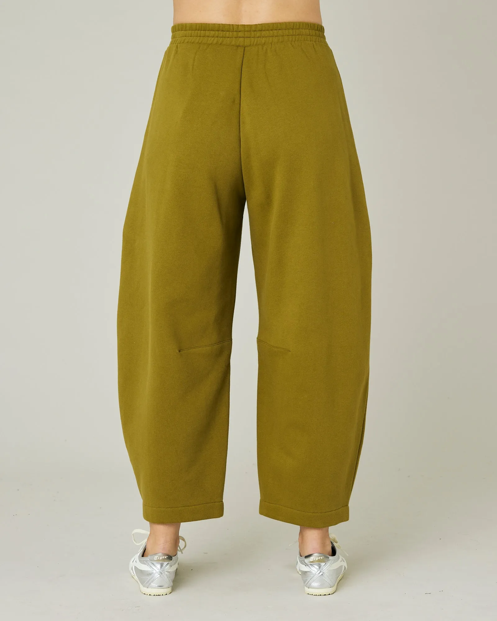 Daisy Golden Olive Organic Cotton Trousers