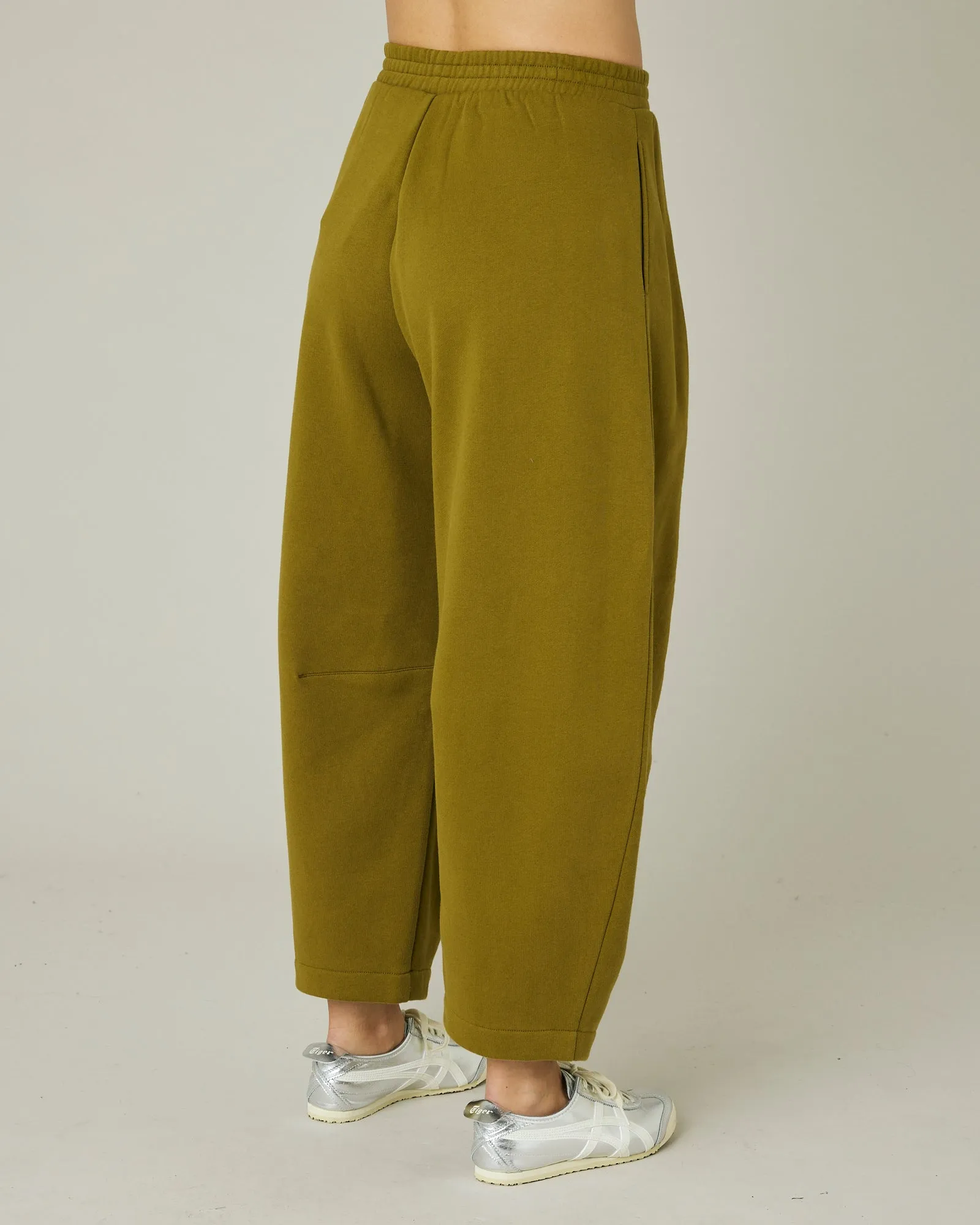 Daisy Golden Olive Organic Cotton Trousers