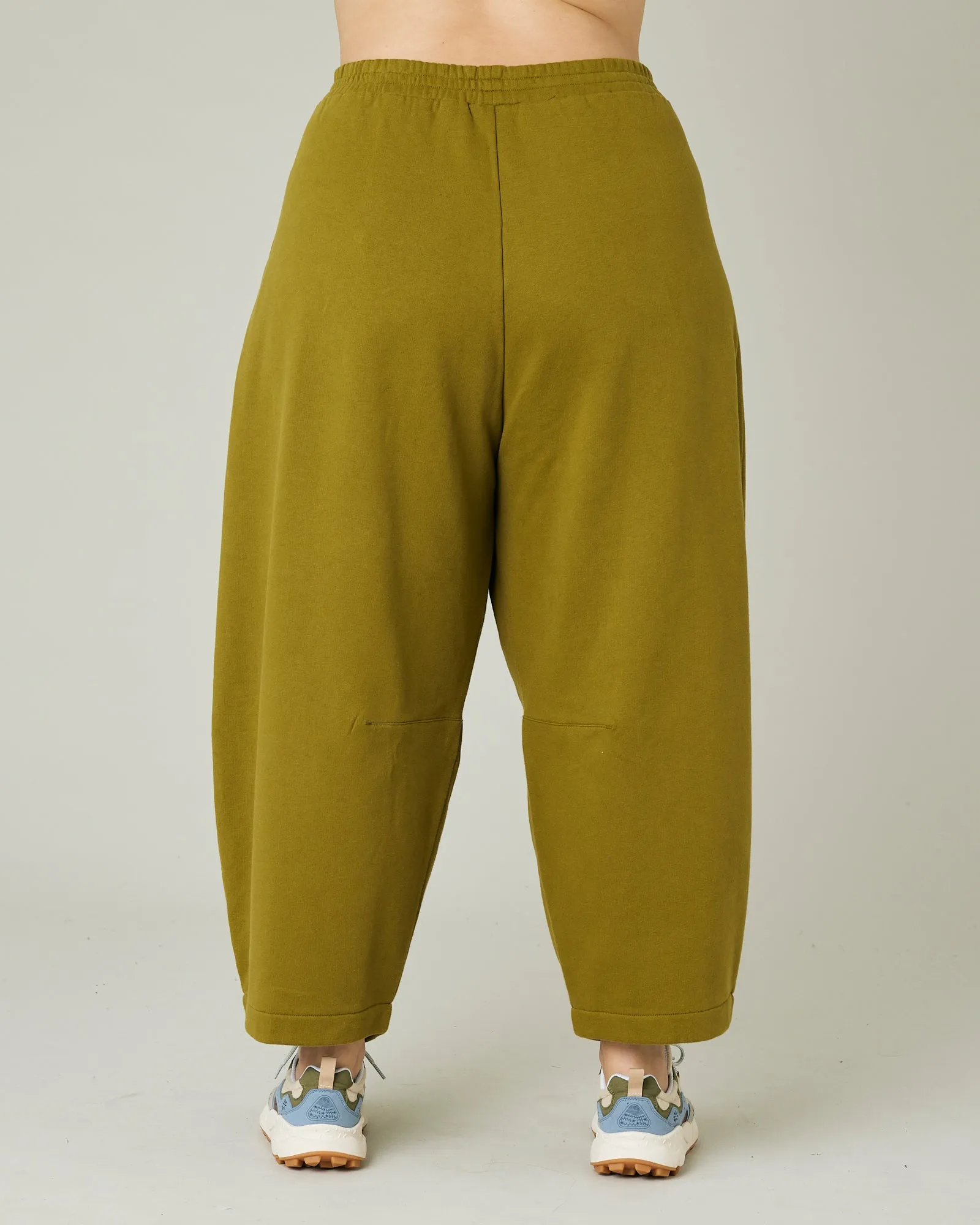 Daisy Golden Olive Organic Cotton Trousers