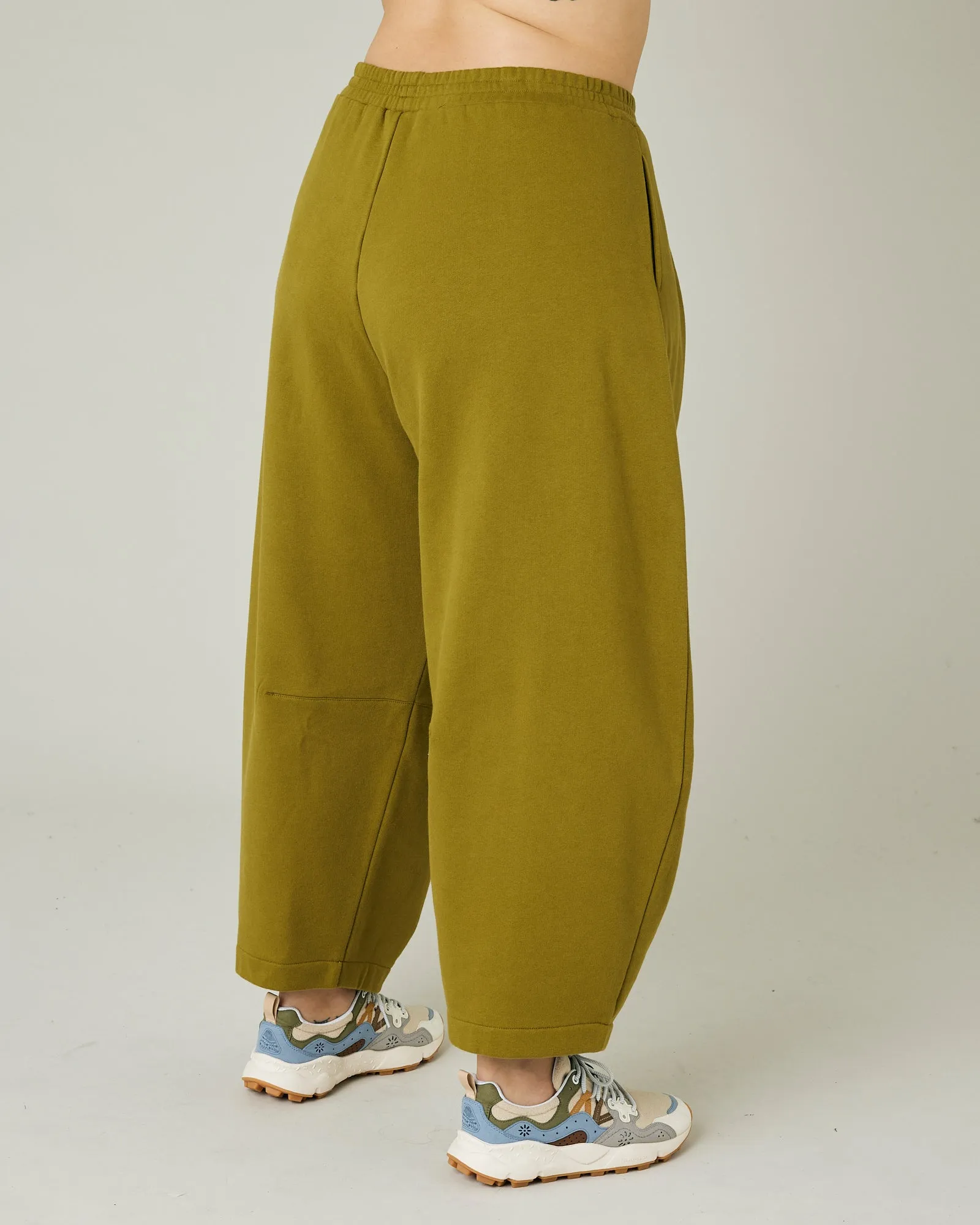 Daisy Golden Olive Organic Cotton Trousers