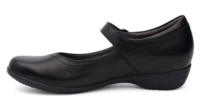 Dansko Fawna Black Milled Nappa Womens Mary Jane Shoes 5501-020200