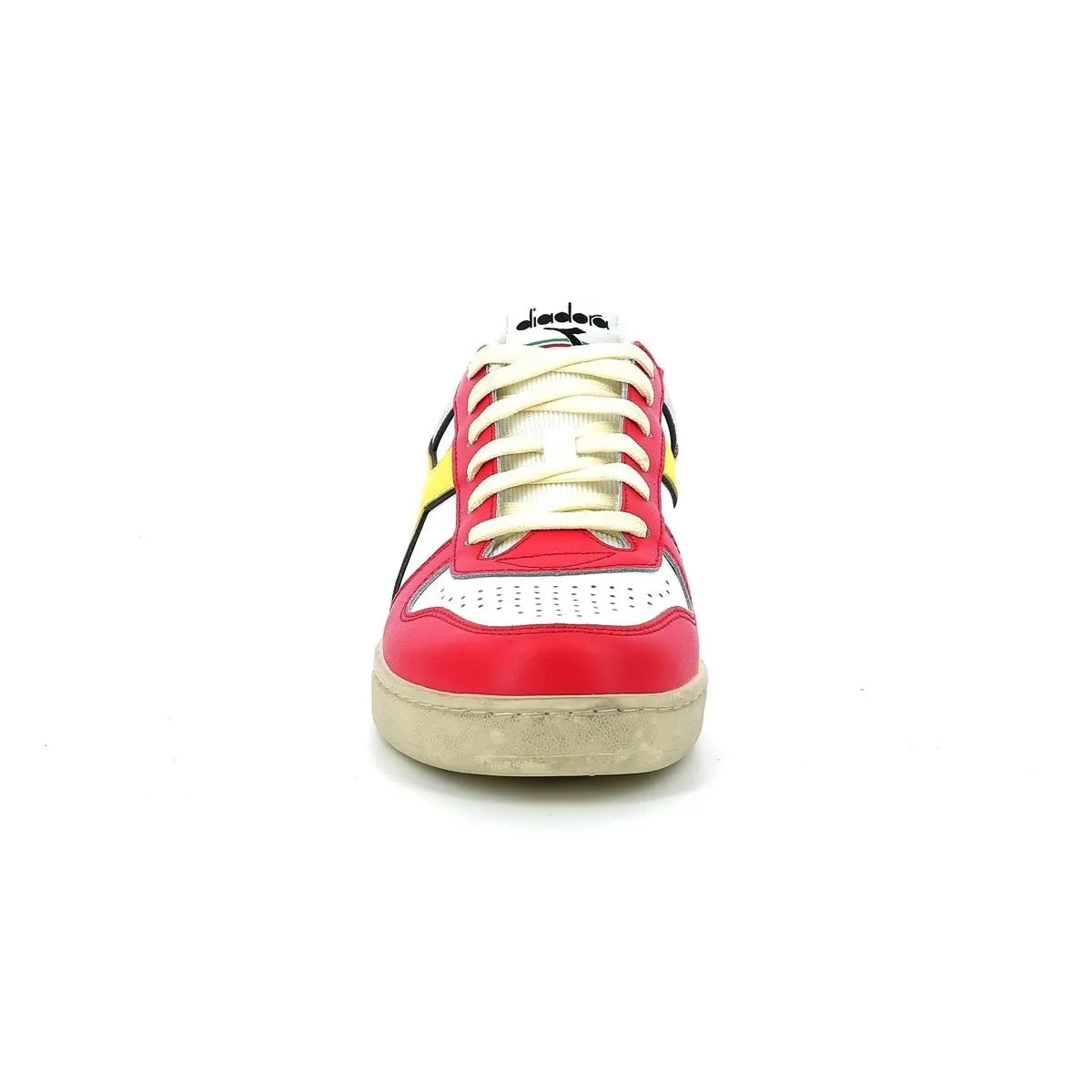 Diadora - Sneakers Bas Magic Bas Low I - White/Ferrari Red Italy - Mixte