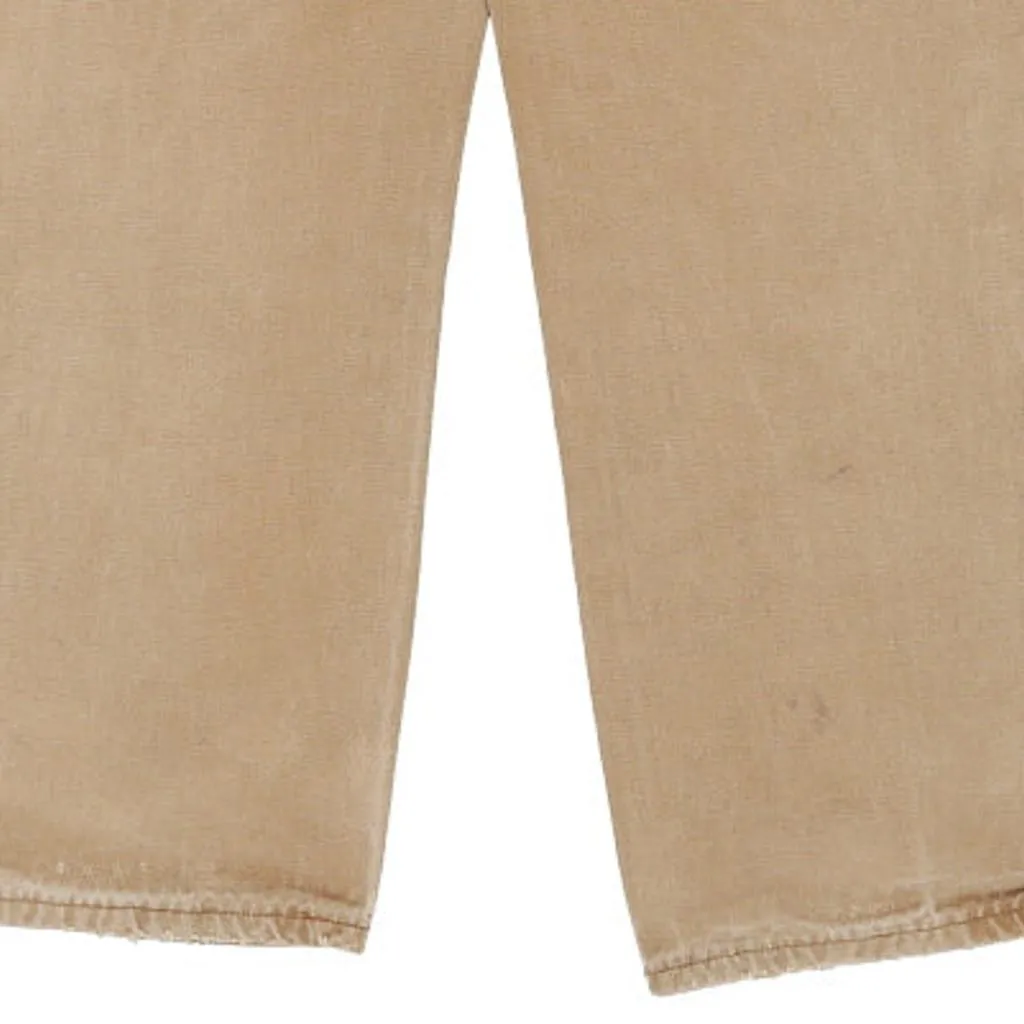 Dickies Carpenter Trousers - 32W 31L Beige Cotton