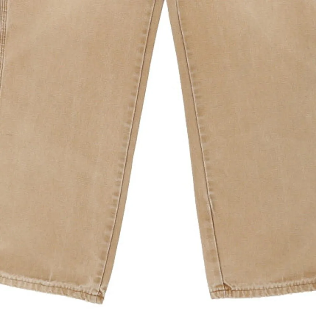 Dickies Carpenter Trousers - 32W 31L Beige Cotton