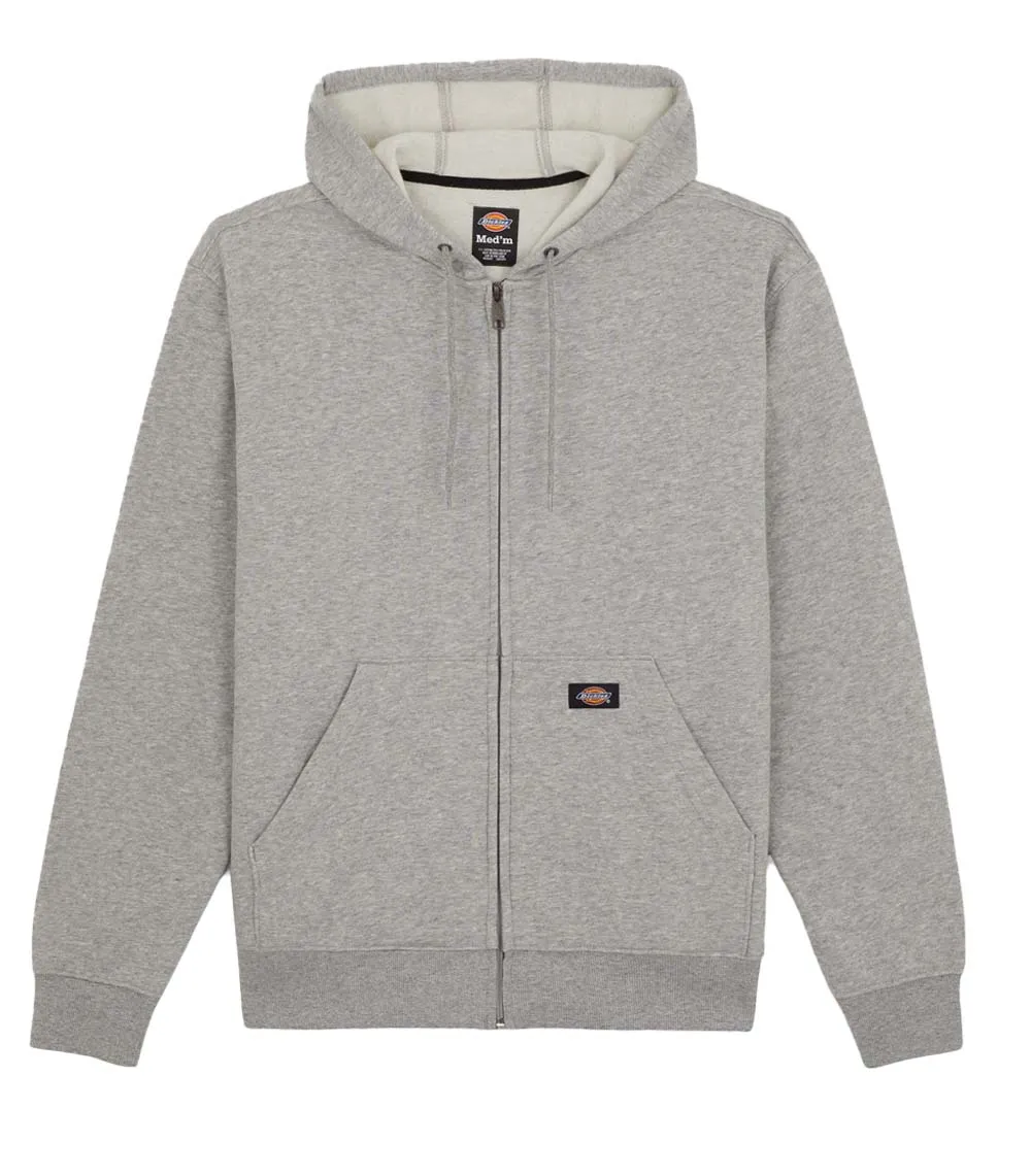 Dickies Men's Everyday Fleece Zip Hoodie Heather Grey | Buy Dickies Men's Everyday Fleece Zip Hoodie Heather Grey here