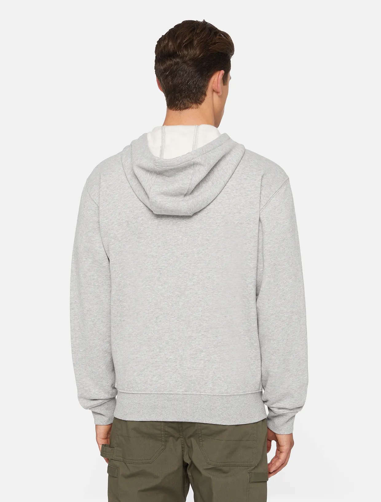 Dickies Men's Everyday Fleece Zip Hoodie Heather Grey | Buy Dickies Men's Everyday Fleece Zip Hoodie Heather Grey here