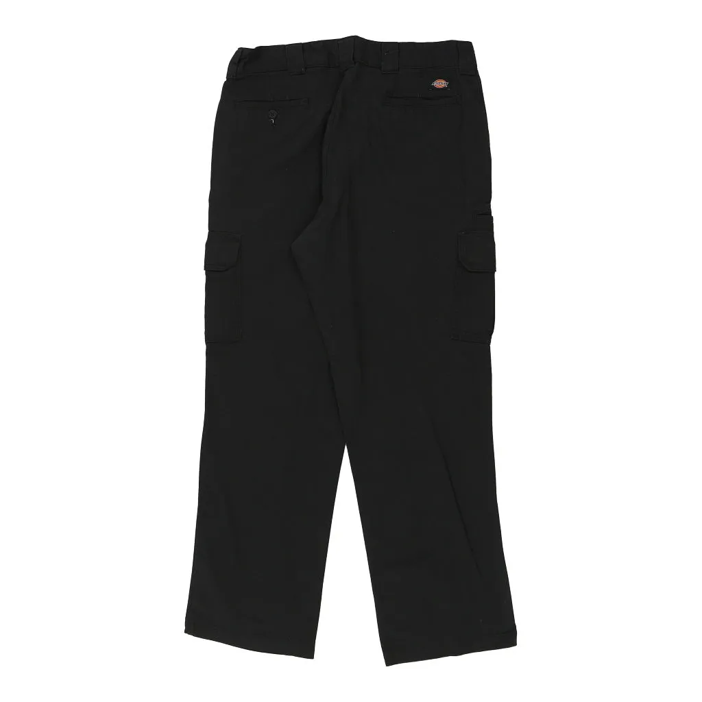 Dickies Trousers - 38W 31L Black Cotton Blend