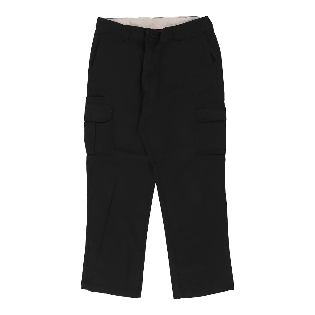 Dickies Trousers - 38W 31L Black Cotton Blend