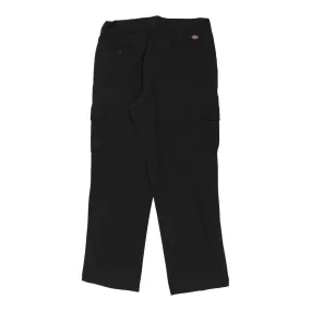 Dickies Trousers - 38W 31L Black Cotton Blend