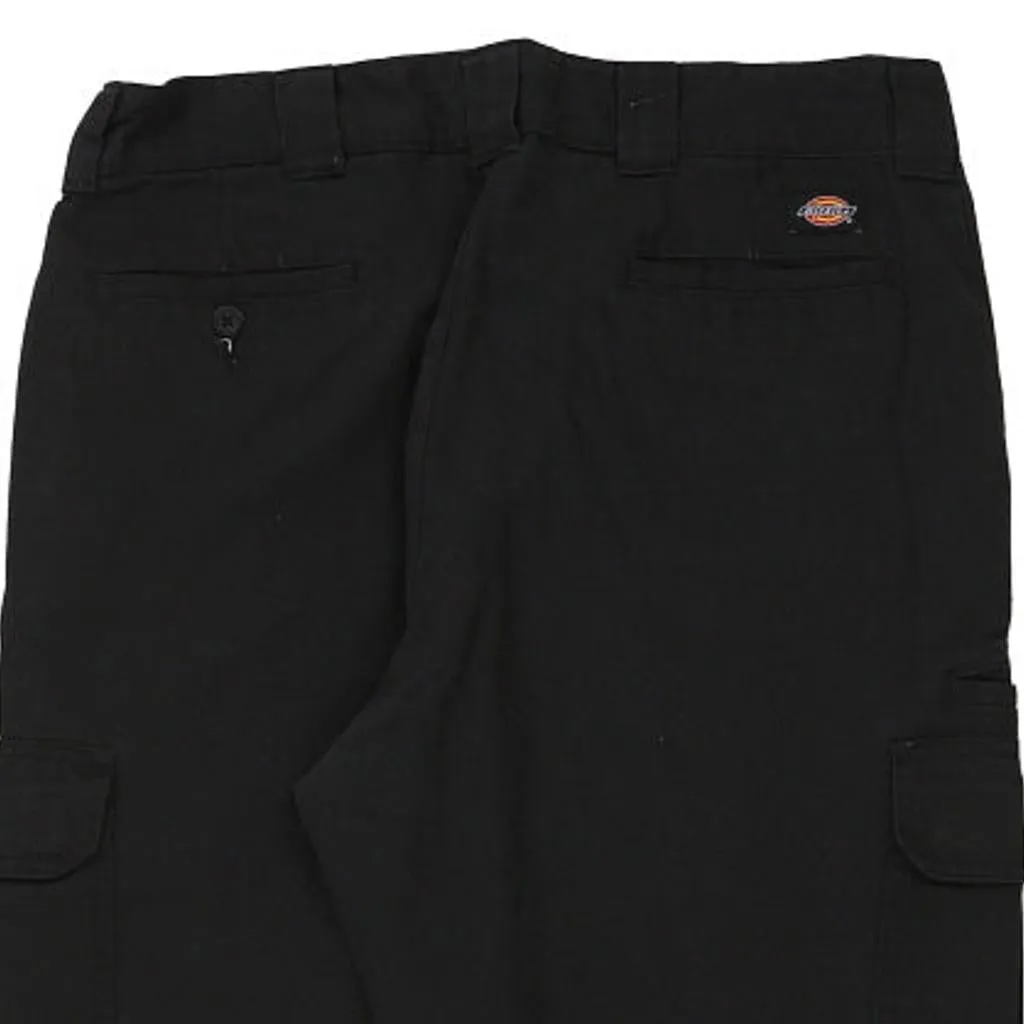 Dickies Trousers - 38W 31L Black Cotton Blend