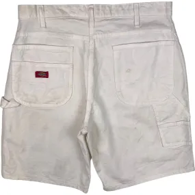 Dickies Workwear Carpenter Shorts White