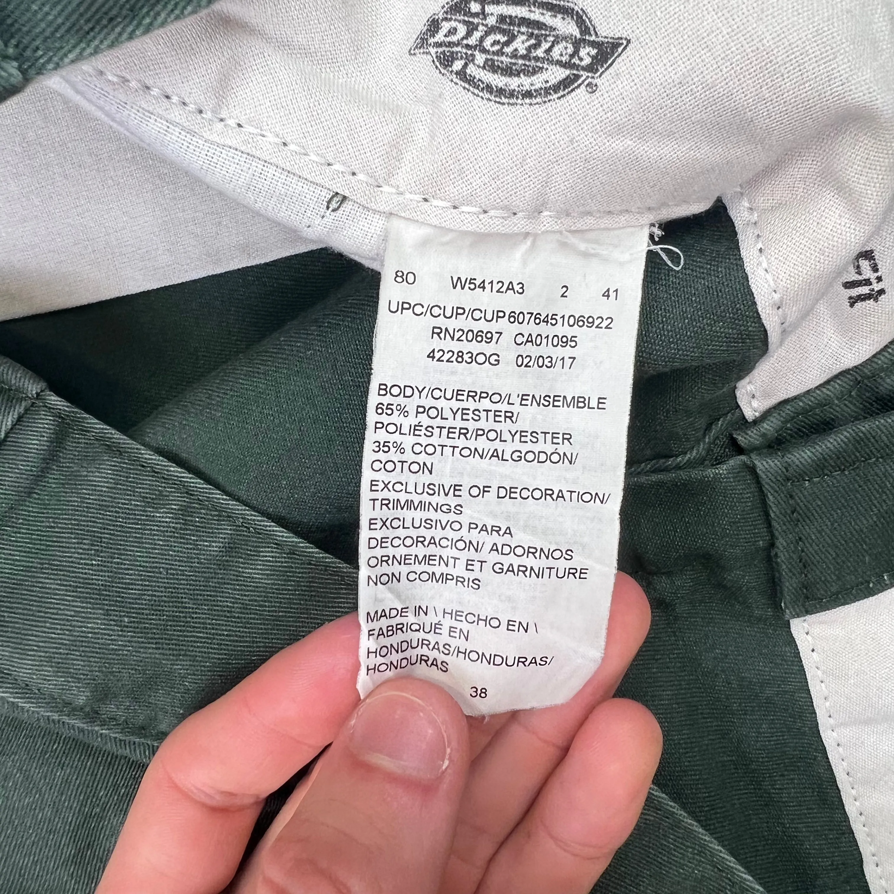 Dickies Workwear Shorts Green