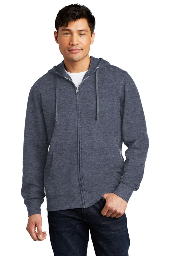 District V.I.T. Custom Full-Zip Fleece Hoodie. DT6102