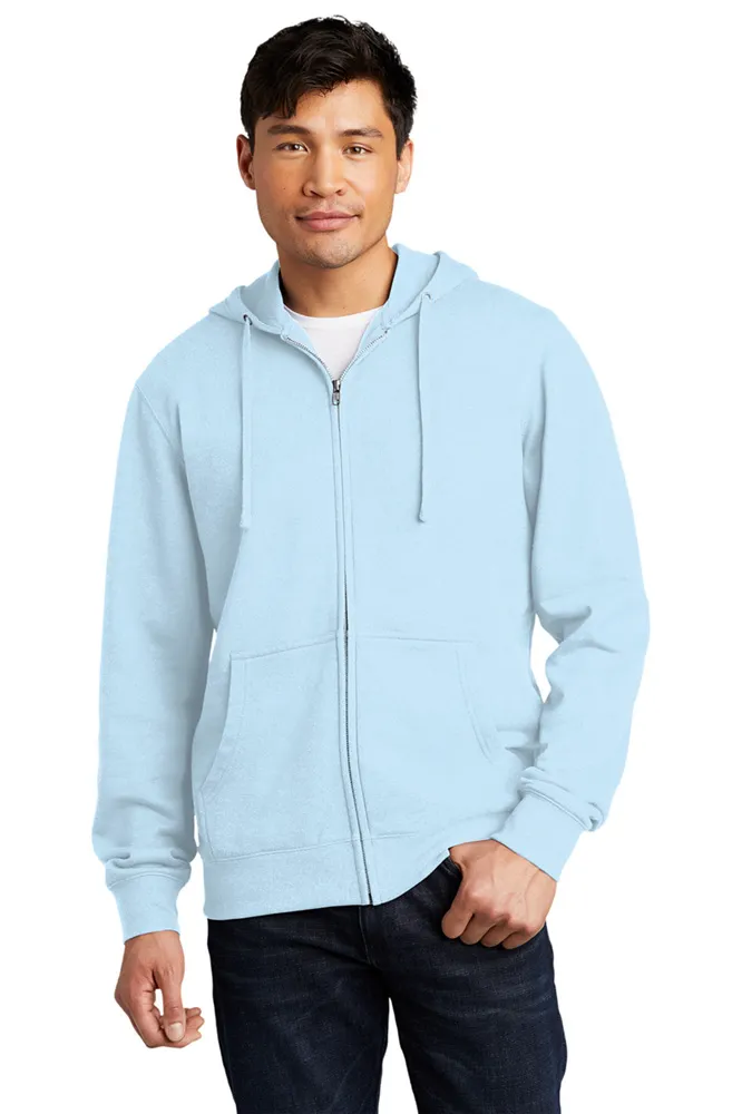 District V.I.T. Custom Full-Zip Fleece Hoodie. DT6102