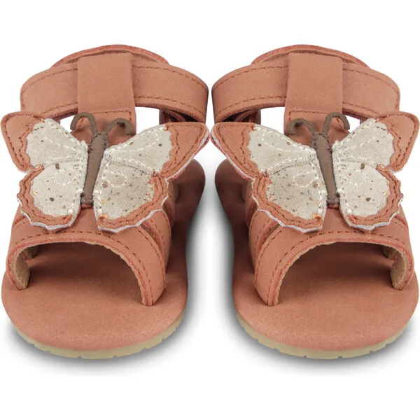 Donsje Amsterdam Tuti Sky Papillon Nubuck Sandals, Walnut