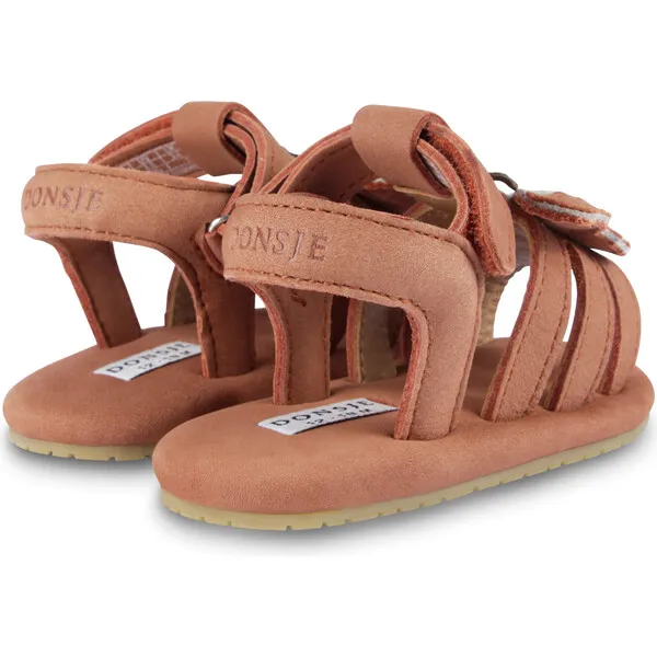 Donsje Amsterdam Tuti Sky Papillon Nubuck Sandals, Walnut