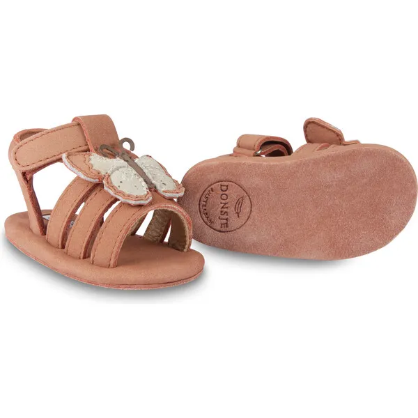 Donsje Amsterdam Tuti Sky Papillon Nubuck Sandals, Walnut