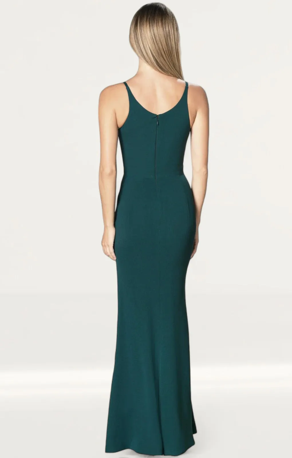 Dress The Population Iris Pine Green Maxi Dress