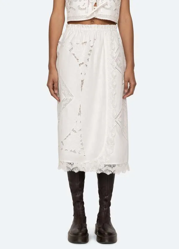 Edith Skirt - White