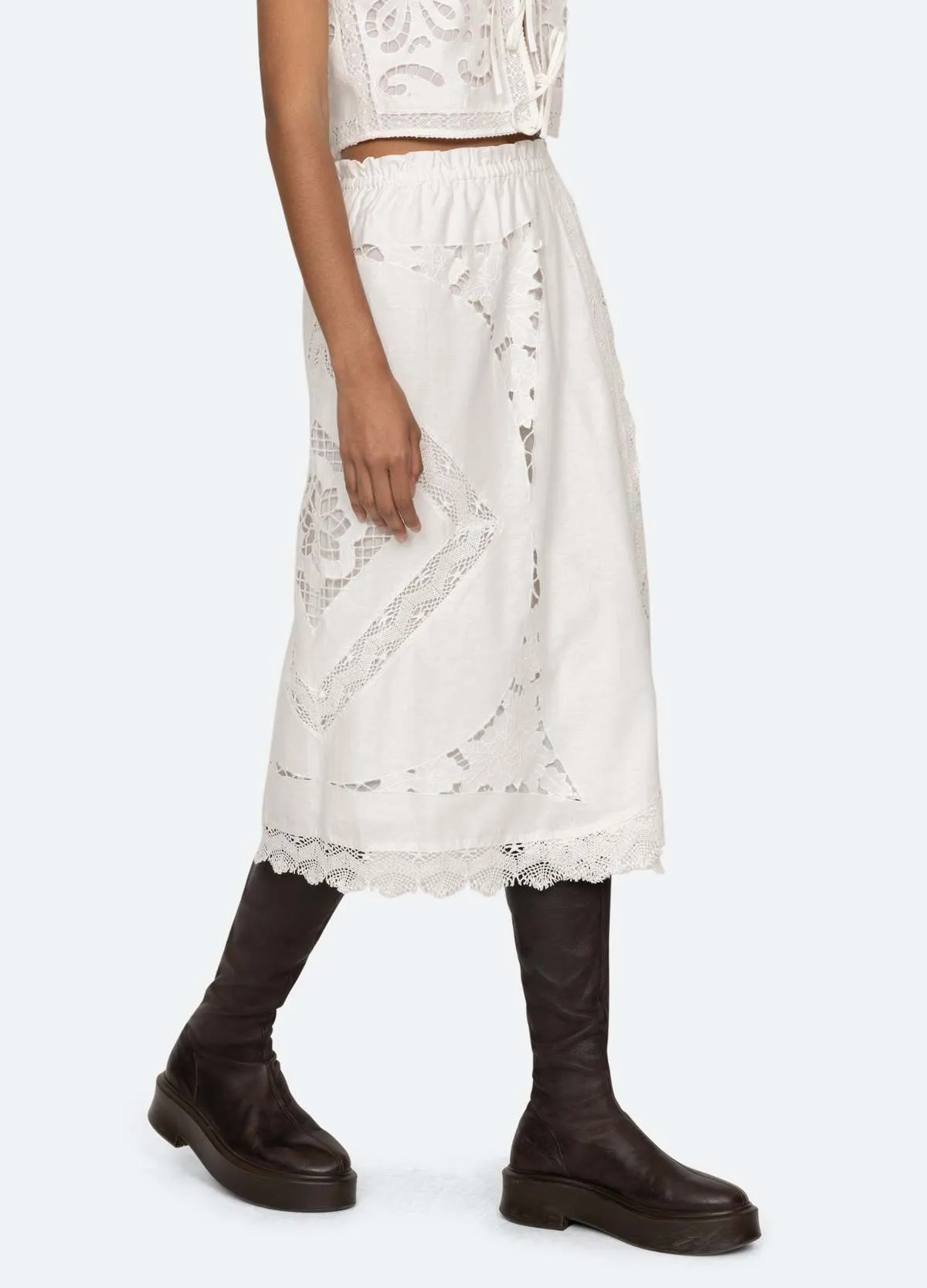 Edith Skirt - White