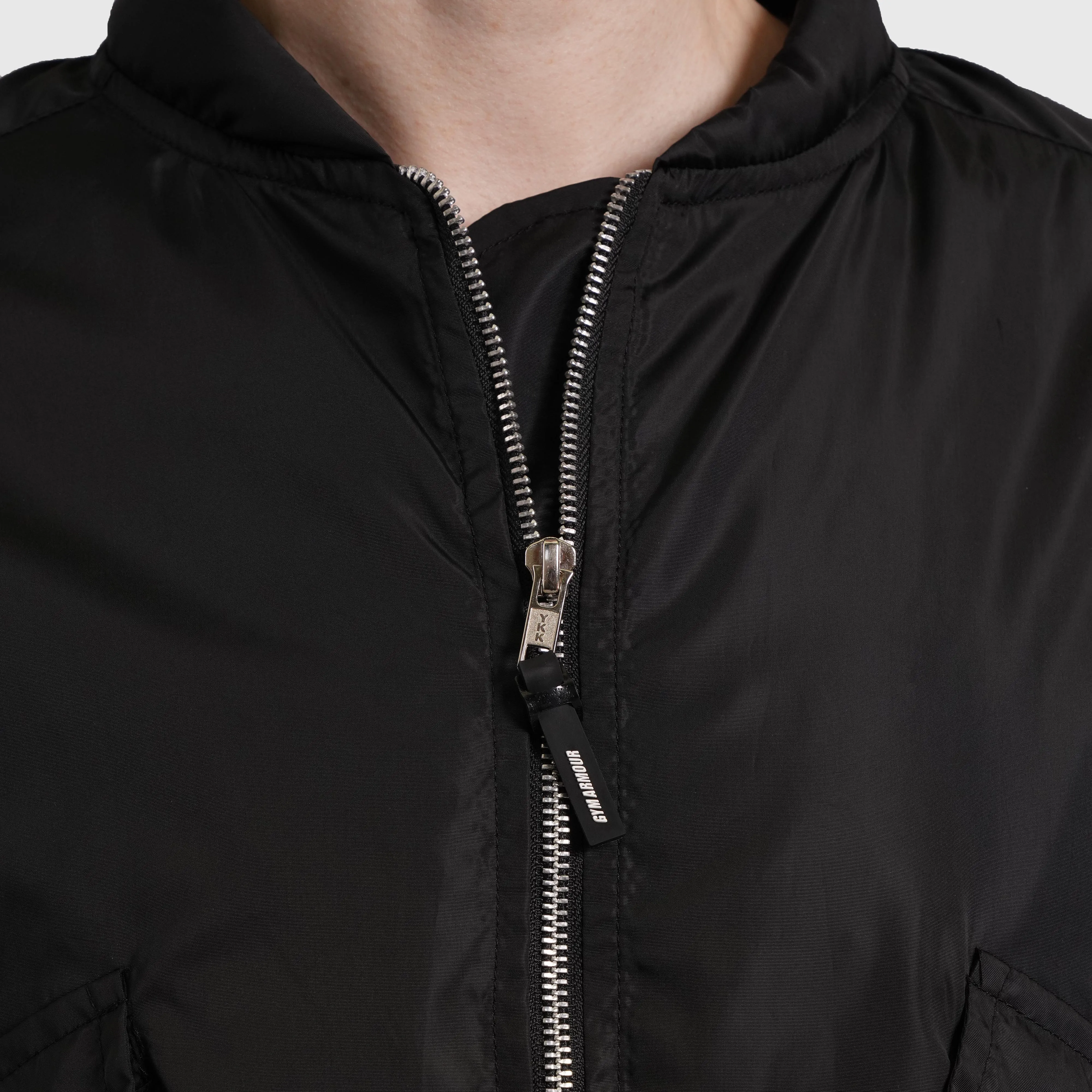 Essential Bomber Jacket (Black)