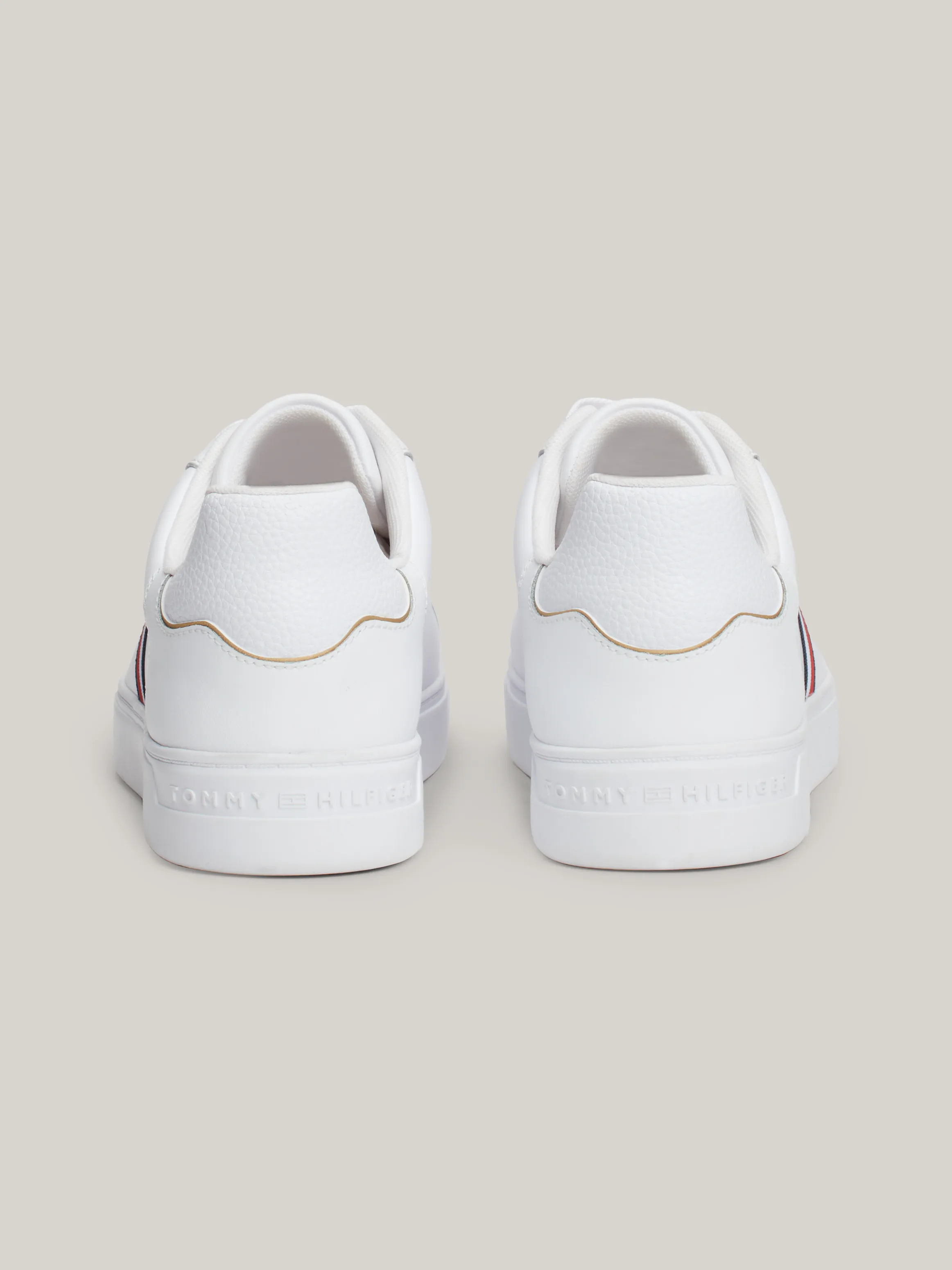 Essential Leather Signature Tape Court Trainers | Sneakers | Tommy Hilfiger