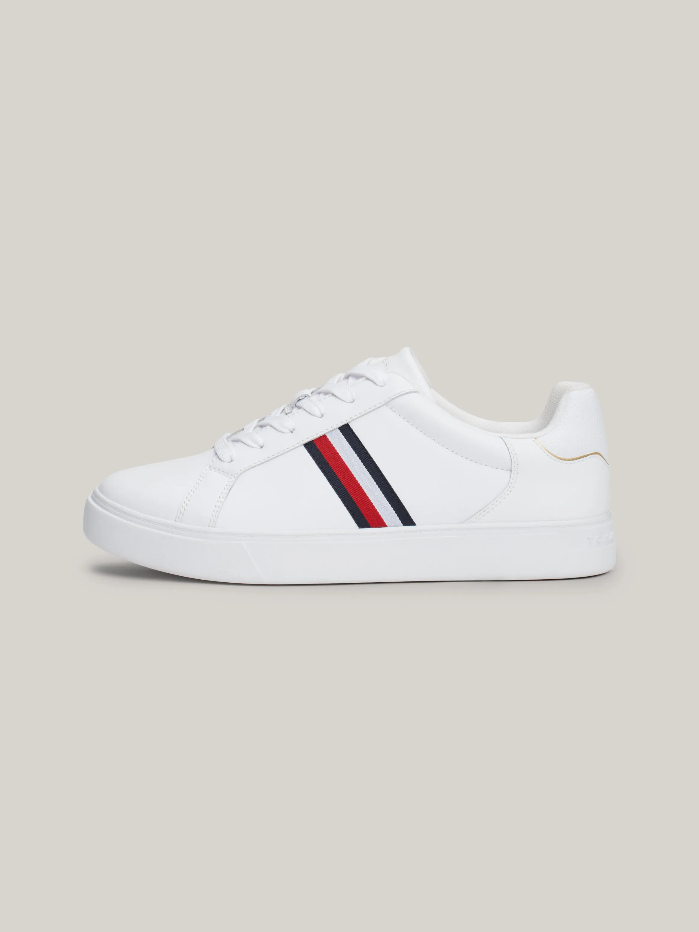 Essential Leather Signature Tape Court Trainers | Sneakers | Tommy Hilfiger