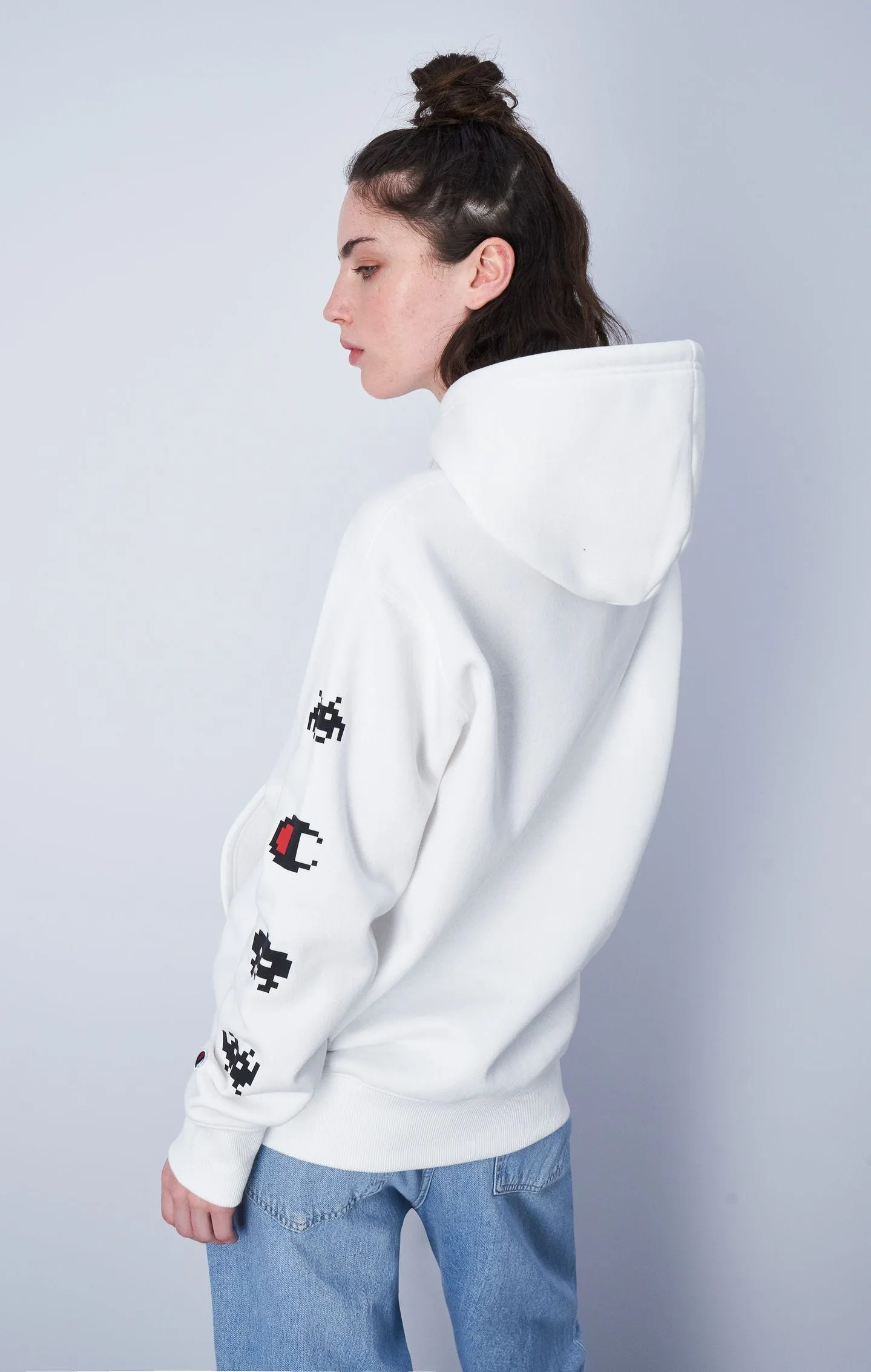 Fashion Lifestyle Champion x SPACE INVADERS Fleece Hoodie