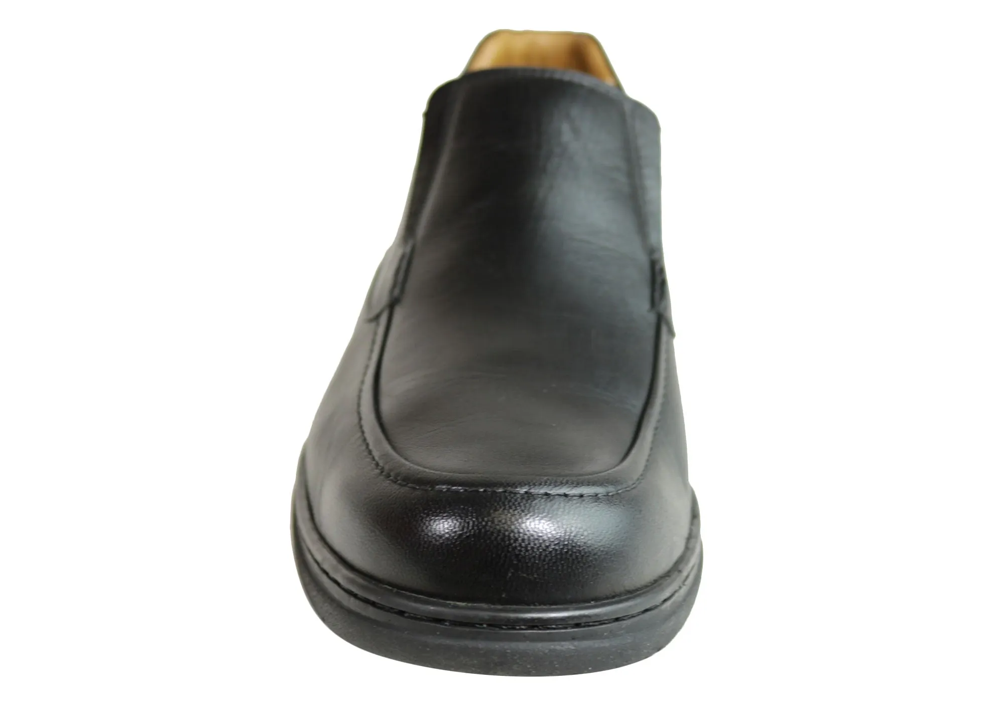 Ferricelli Vinnie Mens Leather Slip On Comfort Shoes Made In Brazil