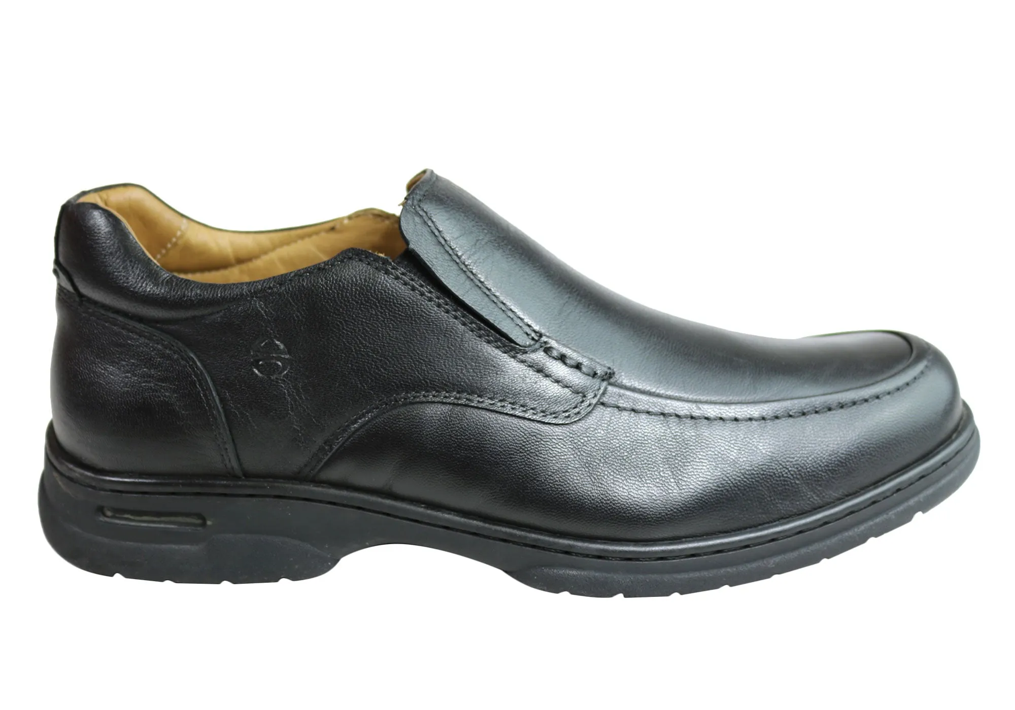 Ferricelli Vinnie Mens Leather Slip On Comfort Shoes Made In Brazil