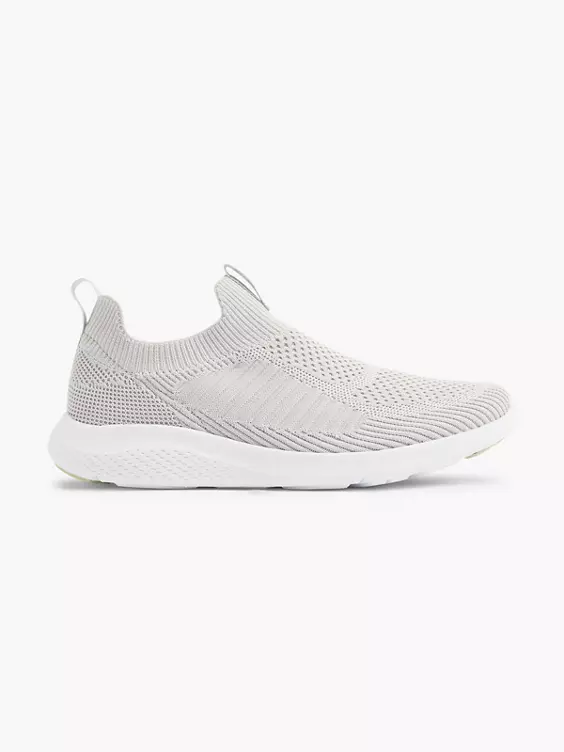 FILA  Grey/White Slip On Softfoam Trainers