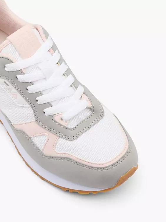 FILA  White/Grey/Pink Runer Trainers