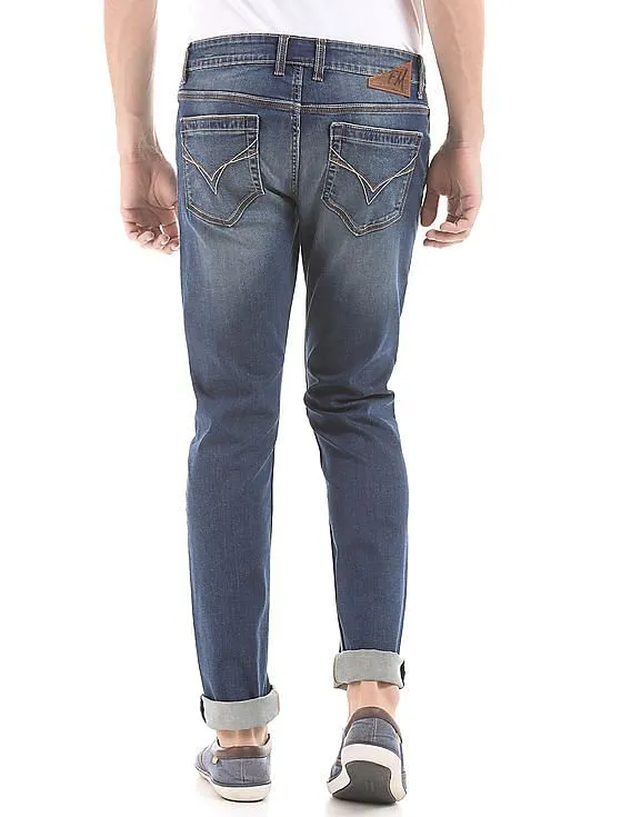 Flying Machine Slim Tapered Fit Stone Wash Jeans