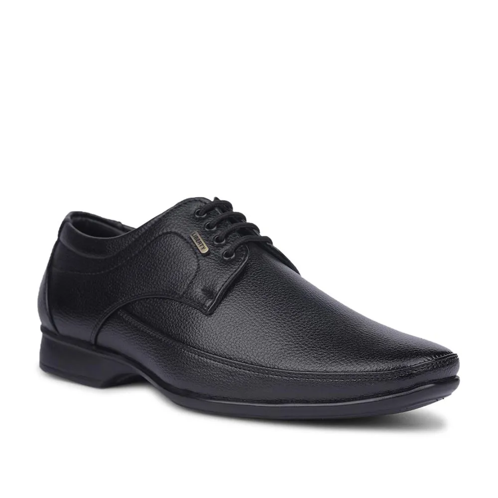 Fortune By Liberty Mens HIL-7 Black Formal Lacing Shoes