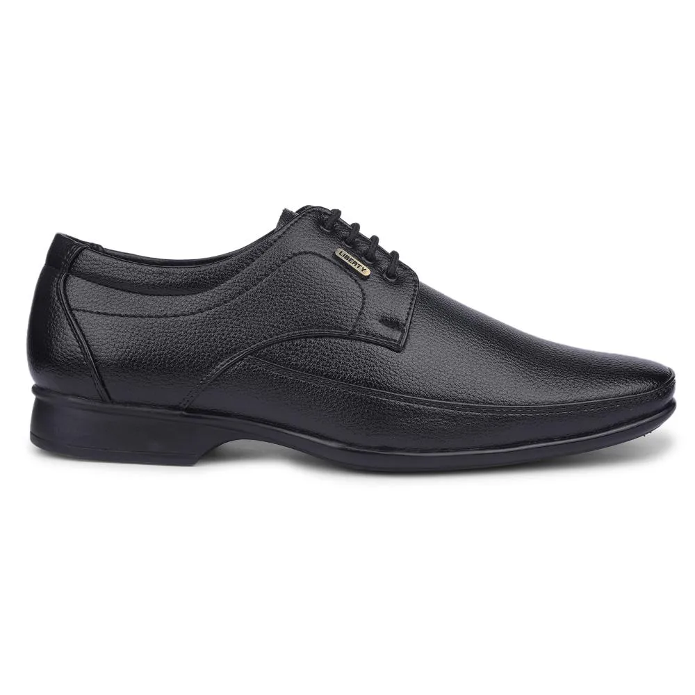 Fortune By Liberty Mens HIL-7 Black Formal Lacing Shoes