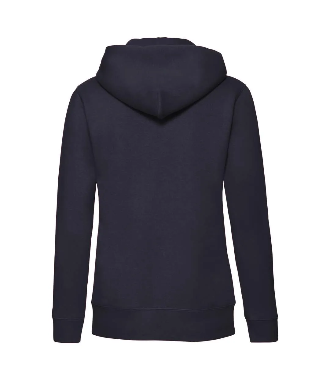 Fruit Of The Loom Ladies Lady-Fit Hooded Sweatshirt Jacket (Deep Navy) - UTBC1372