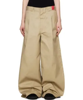 FUMITO GANRYU Beige Dickies Edition Reverse Baggy Trousers