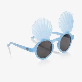 Girls Blue Seashell Sunglasses