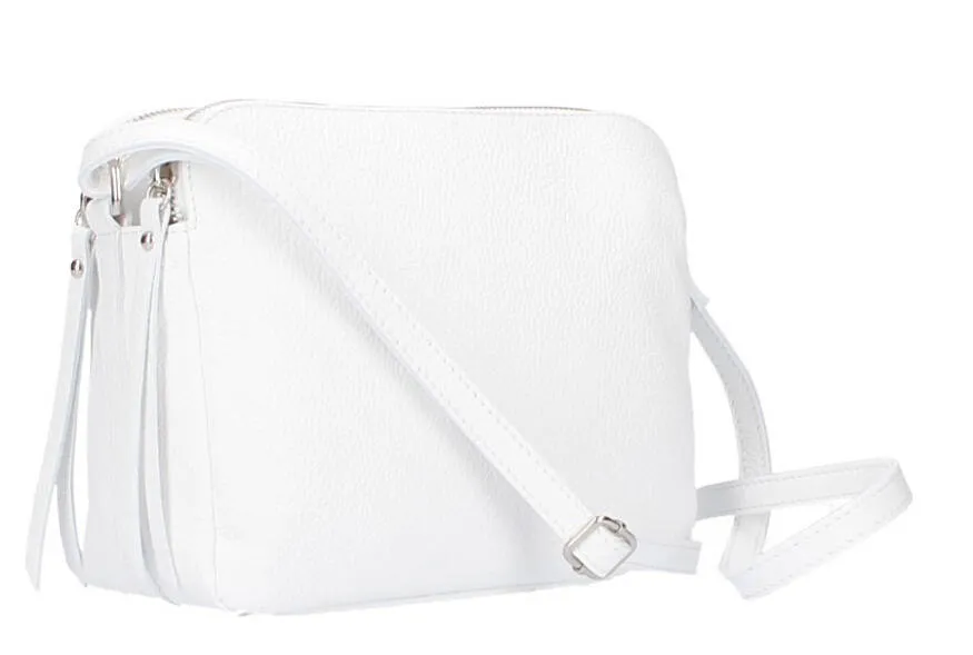 Handbag with shoulder strap woman white fosca