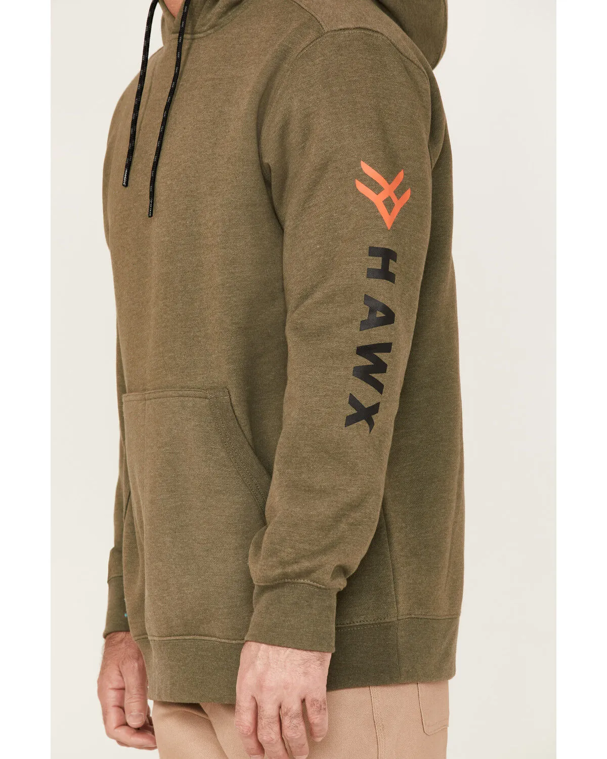 Hawx Men's Primo Logo Graphic Fleece Hooded Work Sweatshirt