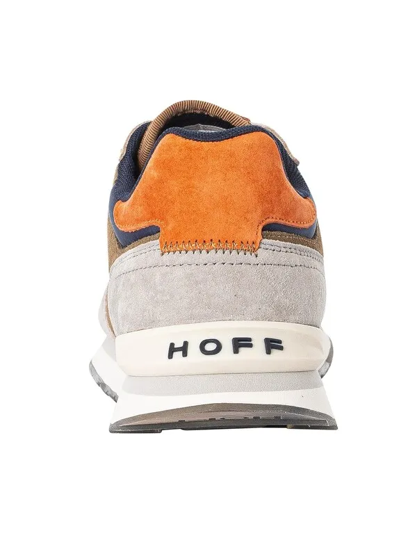 HOFF Biarritz Suede Trainers - Grey/Green/Navy