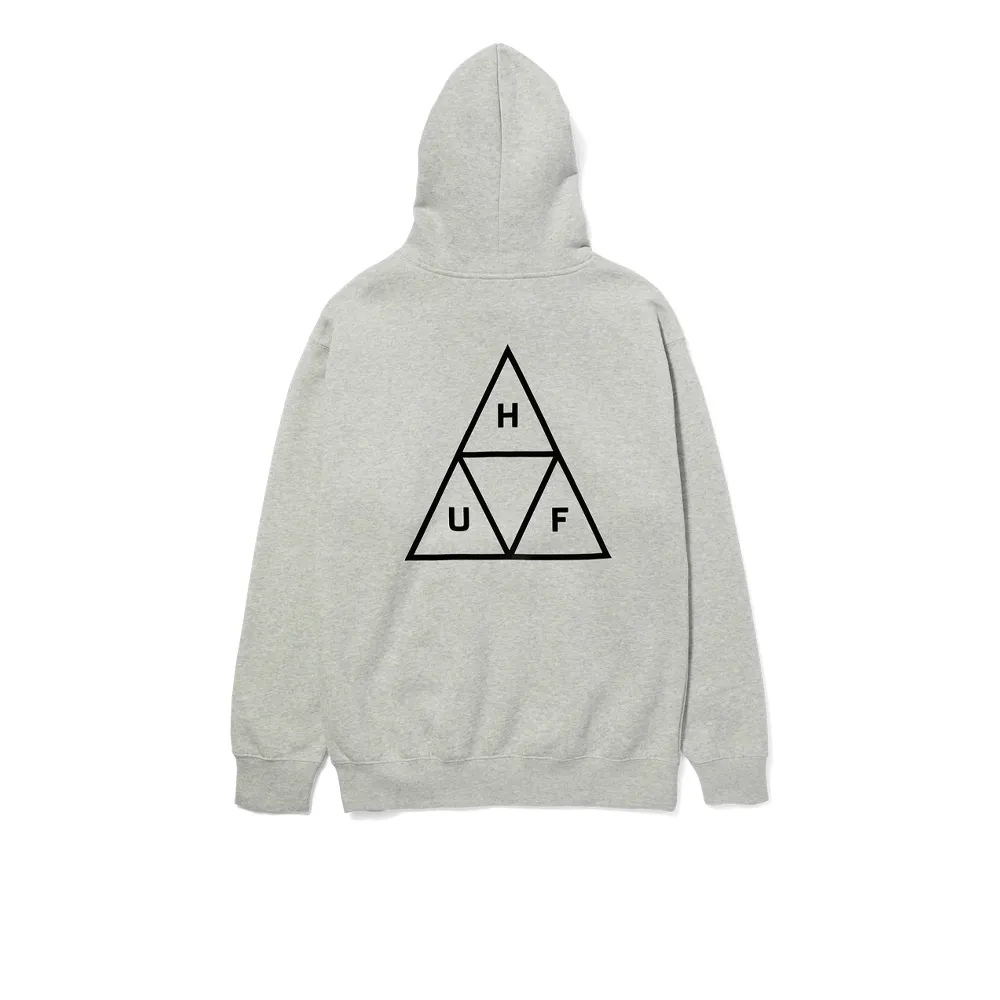 Huf Set Triple Triangle Pullover Hoodie Heather Grey PF00572