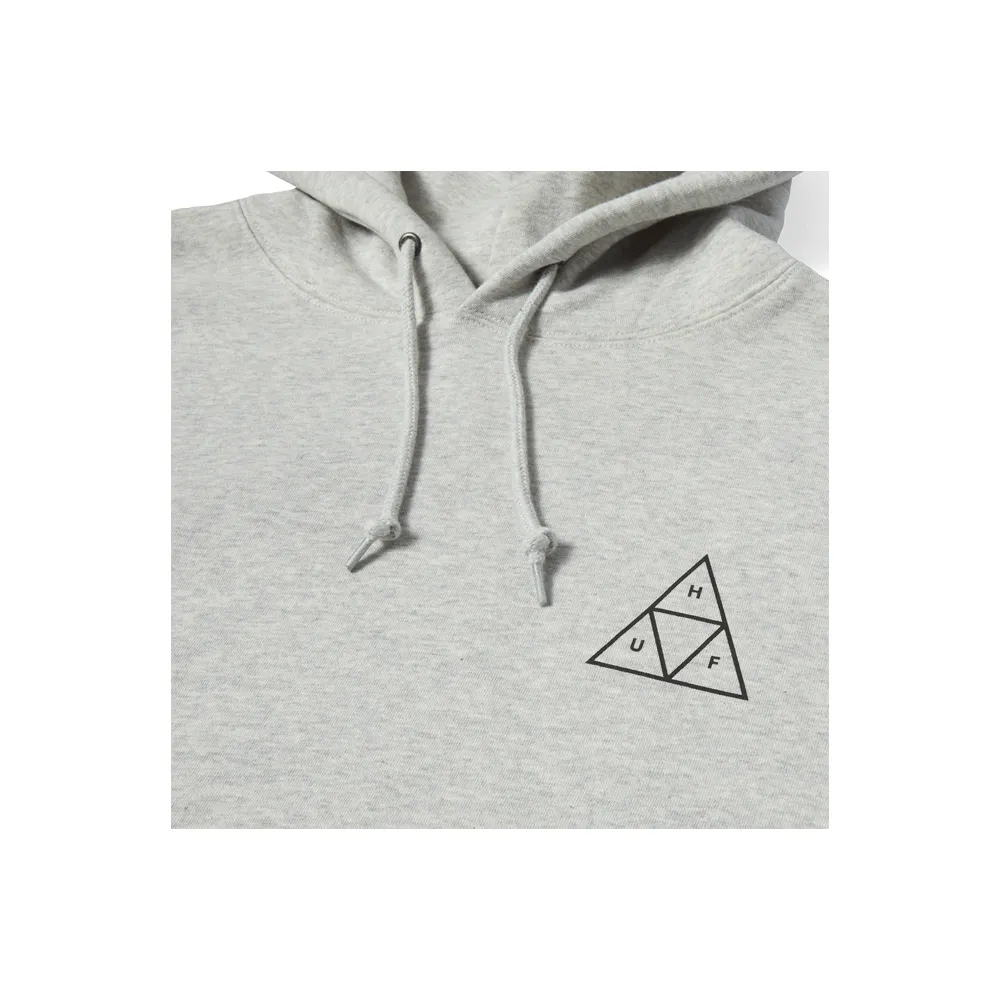 Huf Set Triple Triangle Pullover Hoodie Heather Grey PF00572