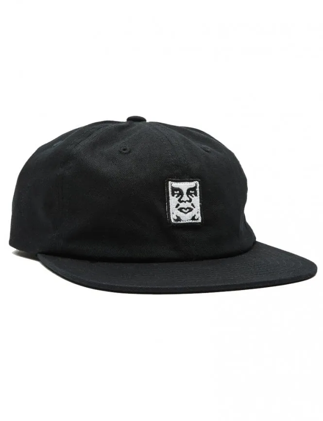 Icon Patch Panel Hat - Black