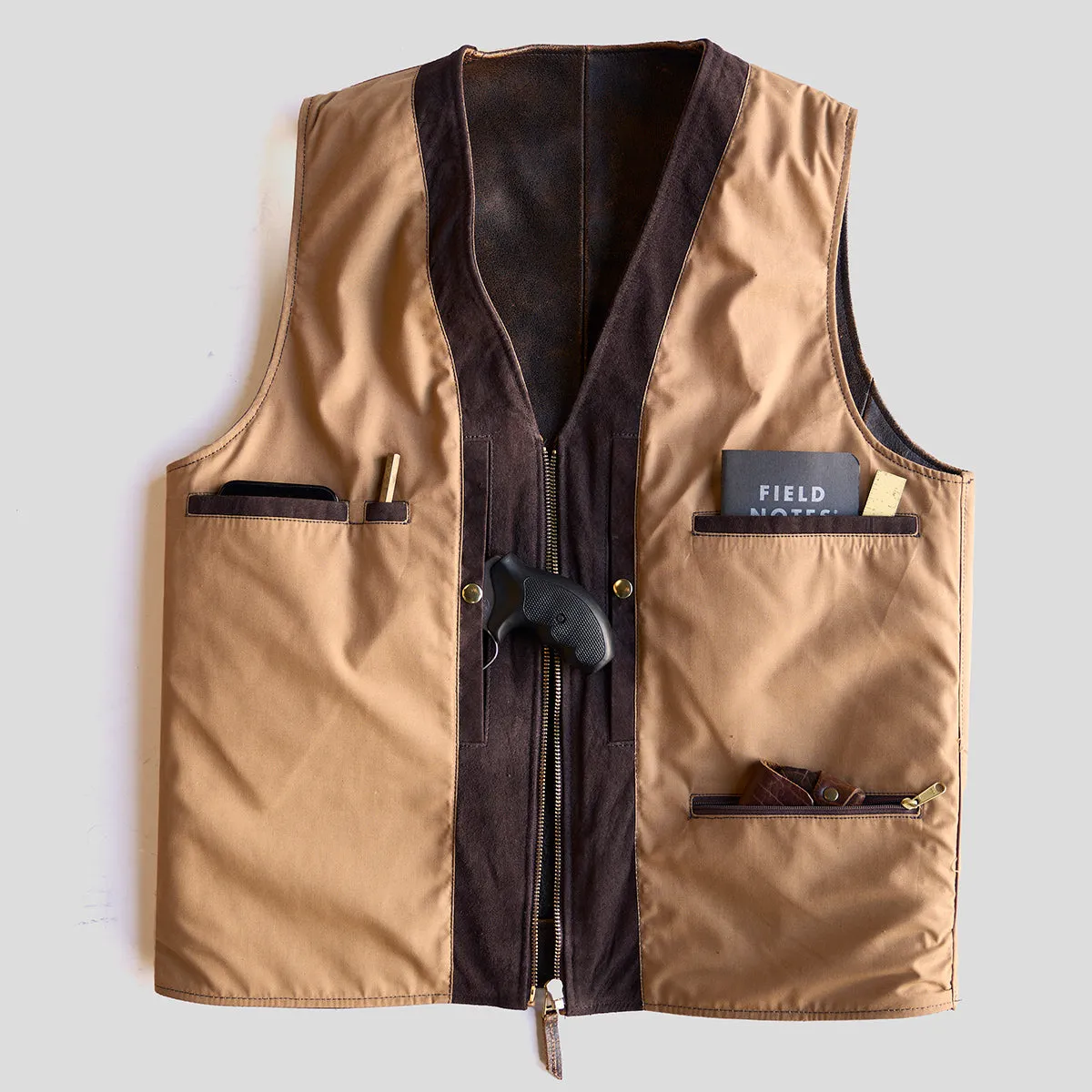 Indiana Vintage Zip Vest No.745