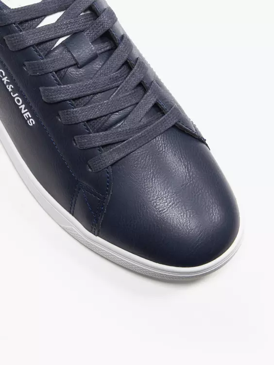 Jack + Jones  Navy Lace Up Casual Trainers