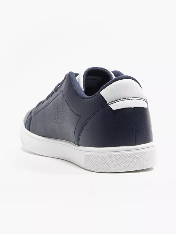 Jack + Jones  Navy Lace Up Casual Trainers